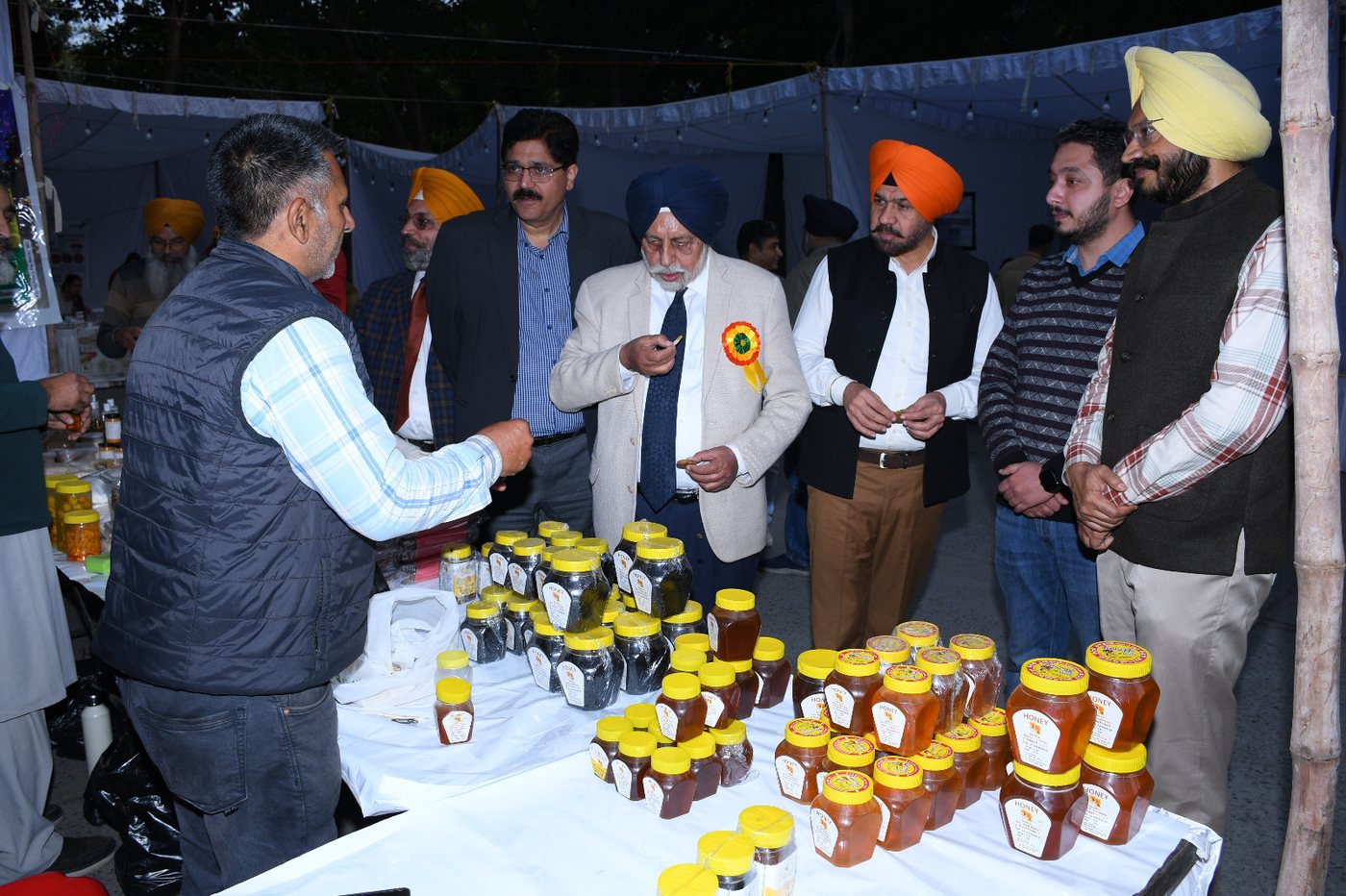 Bee Group Honey stall at a regional exhibition